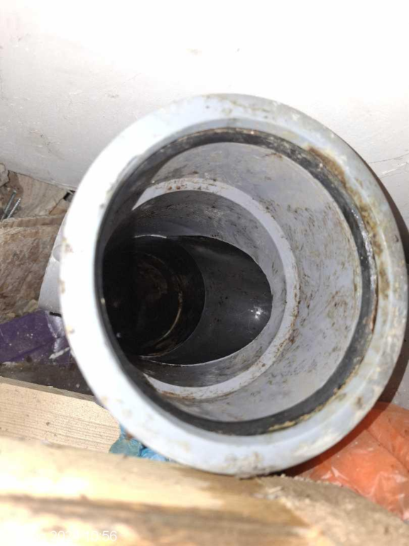 Limescale Cleared And Drainpipe Cleared On A Toilet